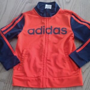Adidas Bold Orange and Blue Jacket
